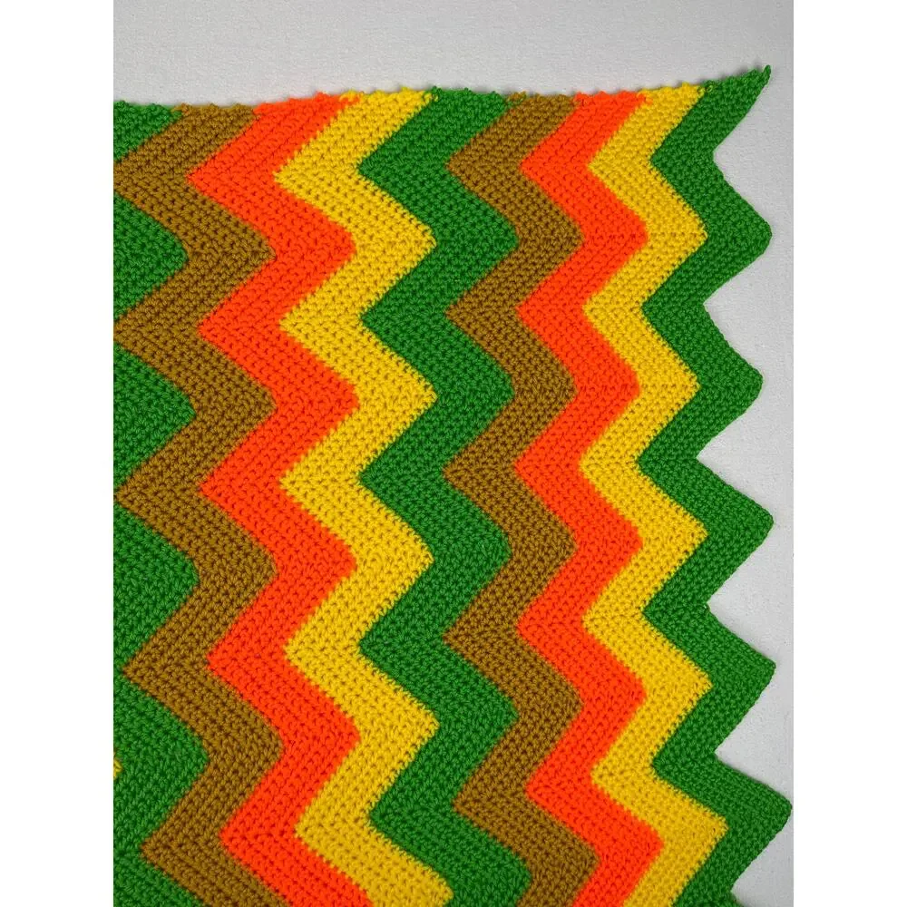 Handmade crochet ripple